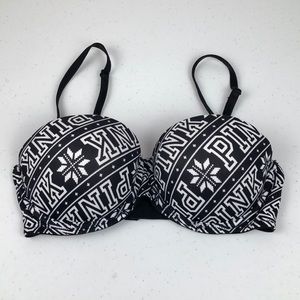 PINK Victoria Secret Push-up Bra Size 32D